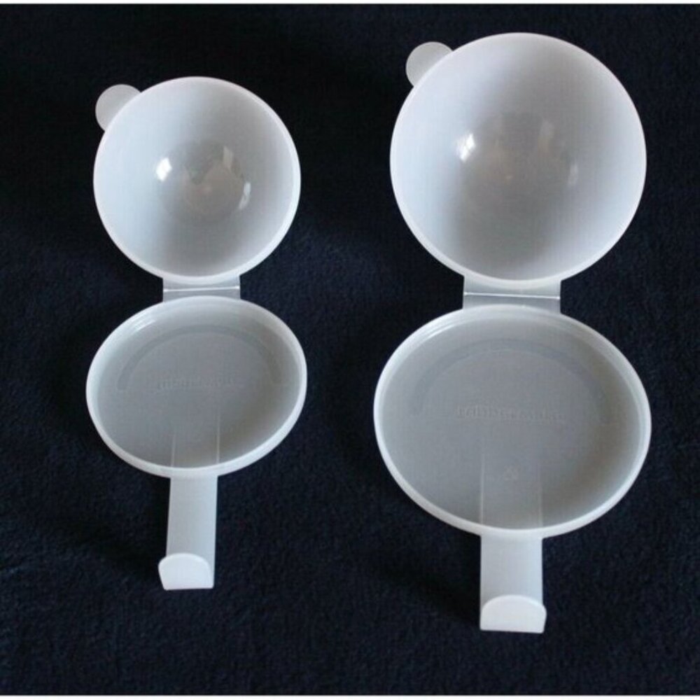 2 Tupperware Forget Me Not Half Round Hanging 5105A & 5106A